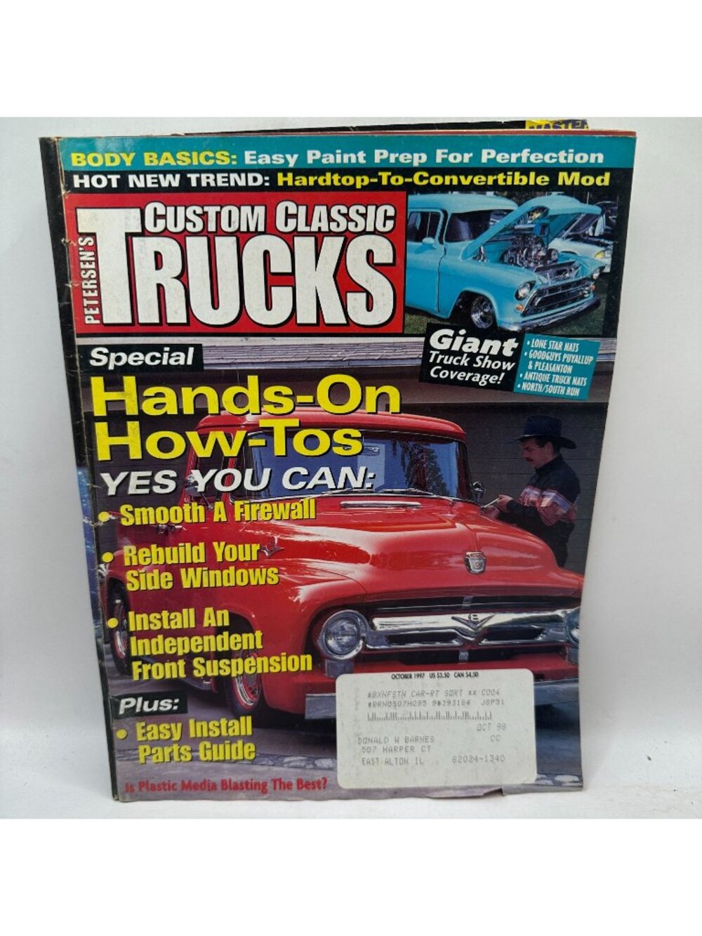Petersens Custom Classic Trucks October 1997 Hands-On How-Tos Special Issue